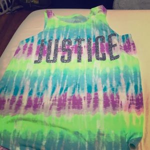 Justice tank top